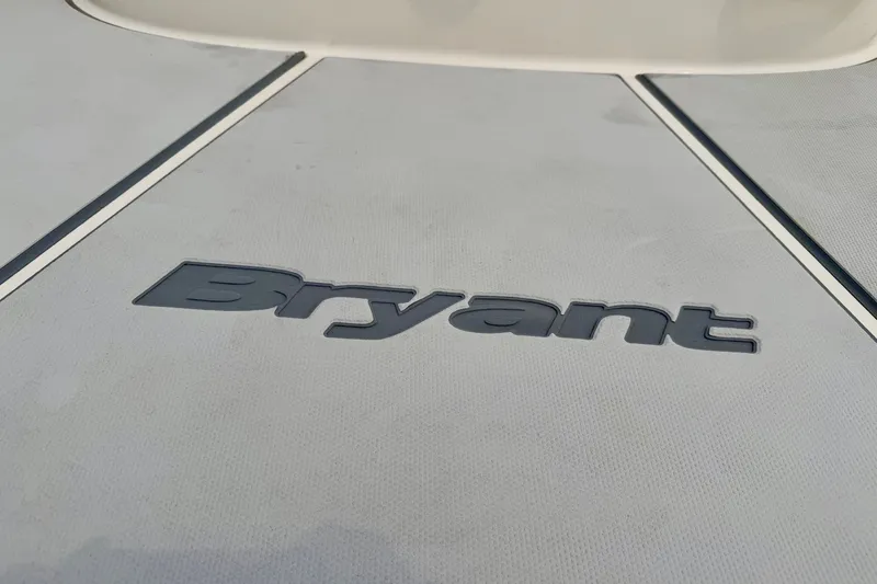 Slide: The Image of Bryant 268 boat logo on deck, 2012 model. - 20