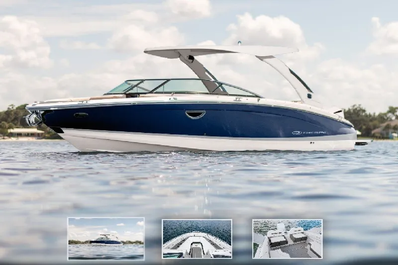 The Image of 2026 Regal LX6 boat on water, showcasing sleek design and luxury features. - 0