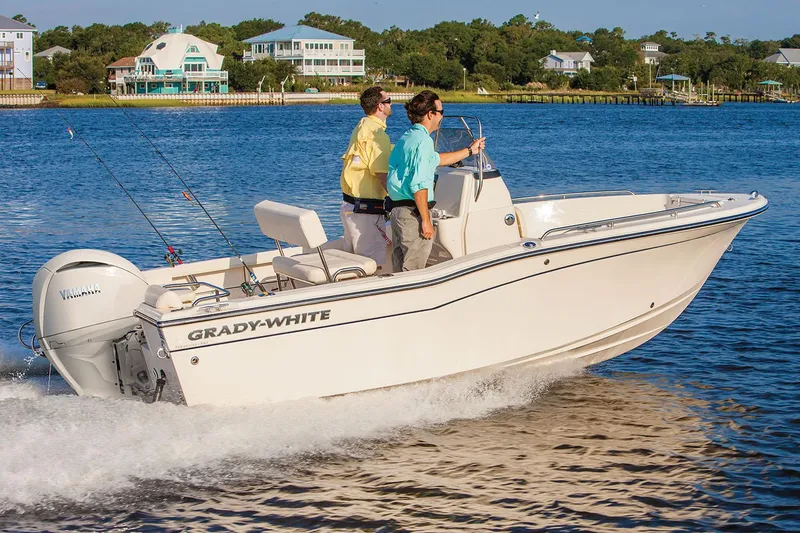 The Image of Manufacturer Provided Image: 2026 Grady-White Fisherman 180 boat on calm waters. - 0