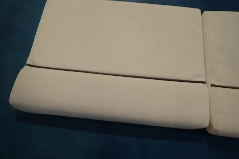 Slide: The Image of Cushioned seat of 2017 Sea Hunt Ultra 211 boat, beige upholstery. - 55