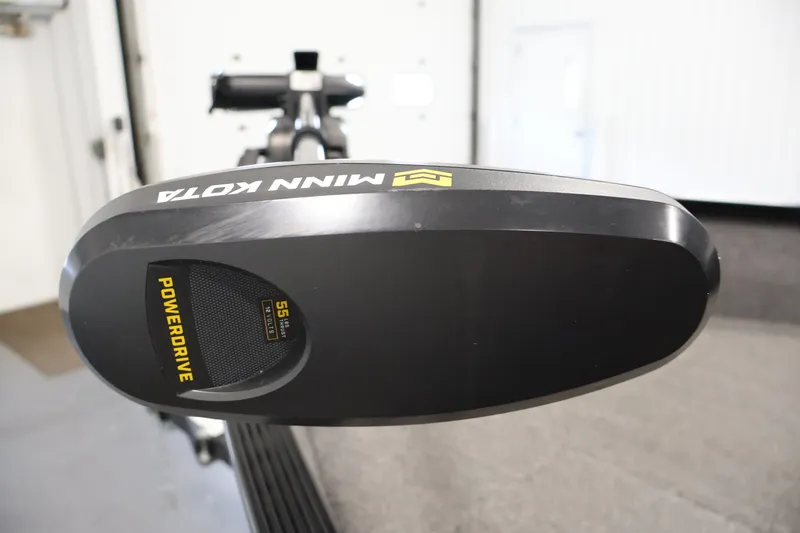 Slide: The Image of Minn Kota PowerDrive trolling motor on 2020 Lund 1650 Angler SS boat. - 12