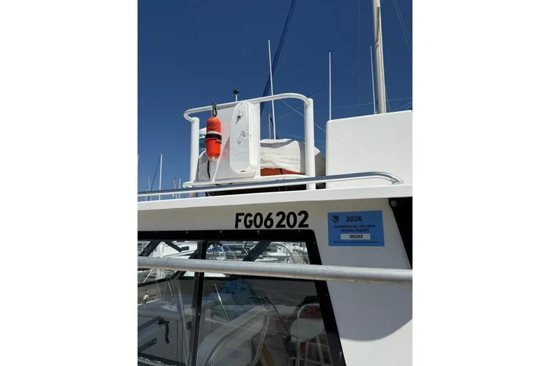 Slide: The Image of 2002 Island Hopper Forward Cabin boat with commercial salmon vessel permit. - 14