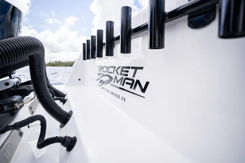 Slide: The Image of 2025 Contender 39 ST boat with "Rocket Man" decal, Crystal River, FL. - 51