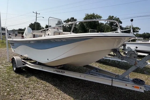The Image of 2020 Carolina Skiff 19 LS boat on trailer, parked outdoors. - 0