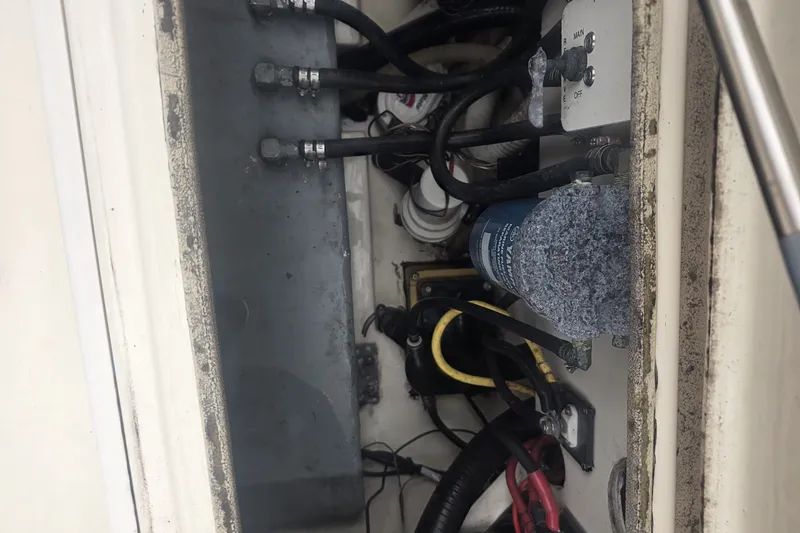 Slide: The Image of Electrical components inside a 2008 Scout 282 Sportfish boat. - 10