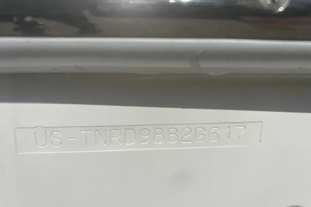 Slide: The Image of Hull identification number on a 2017 Formula 330 Crossover Bowrider boat. - 50