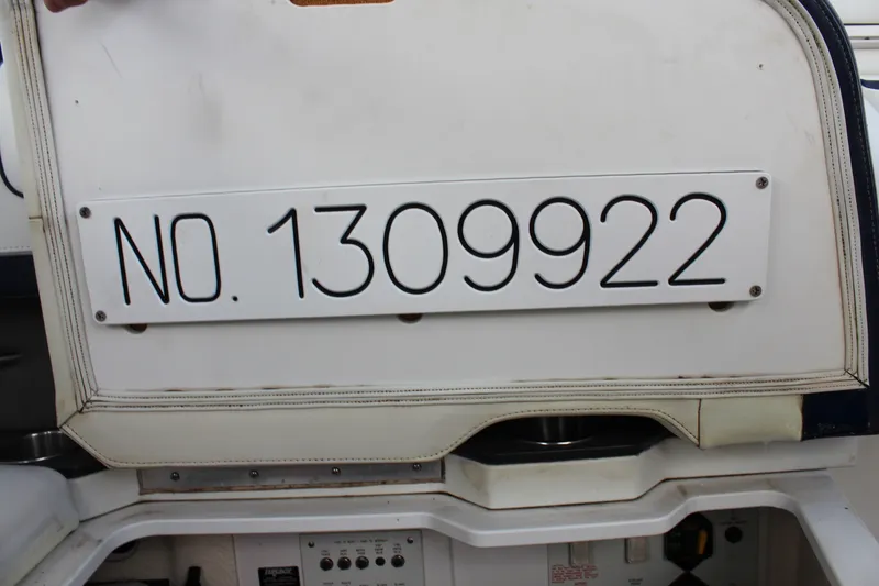 Slide: The Image of 2017 Formula 330 Crossover Bowrider boat with registration number 1309922 displayed. - 51