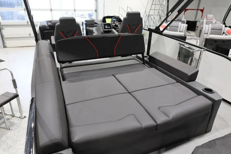 Slide: The Image of 2026 Evotti 723CS boat interior with luxurious seating and modern design. - 17