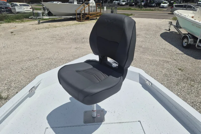 Slide: The Image of 2026 Xpress H22 Bay boat seat on deck, showcasing sleek design and comfort. - 24
