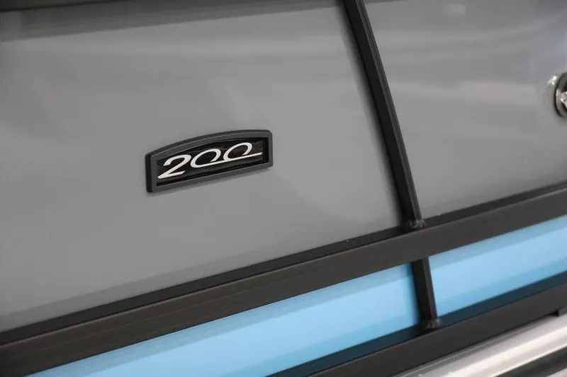 Slide: The Image of Close-up of 2026 South Bay 224 RS 2.75 Hybrid Arch boat detail. - 22