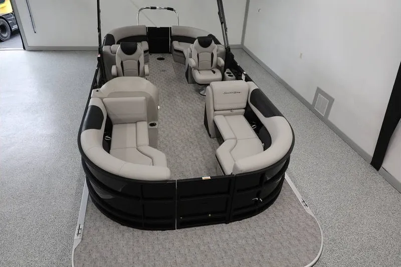 Slide: The Image of 2027 South Bay LE 224 RS 2.75 JAWS Edition pontoon boat with luxurious seating. - 20
