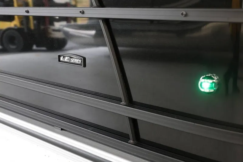 Slide: The Image of Close-up of 2027 South Bay LE 224 RS 2.75 JAWS Edition with green light. - 24