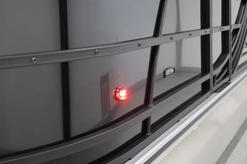 Slide: The Image of Close-up of 2027 South Bay LE 224 RS 2.75 JAWS Edition with red light detail. - 23