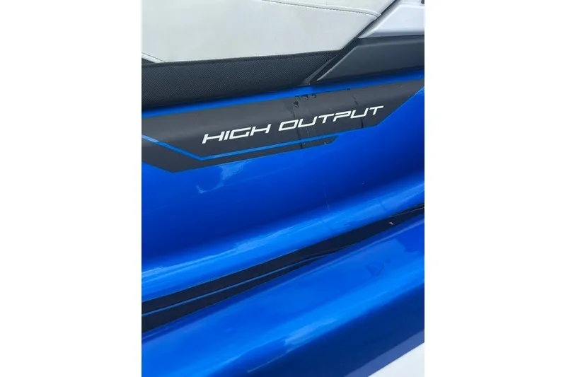 Slide: The Image of 2021 Yamaha WaveRunner FX Cruiser HO, blue with "High Output" label. - 8