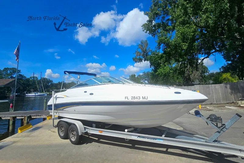 The Image of 2003 Chaparral 215 SS boat on trailer at North Florida Yacht Sales. - 1