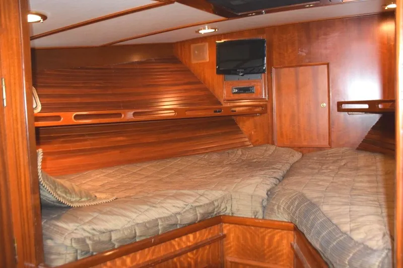 Slide: The Image of Beautiful teak woodwork and hull liner sheathing - 56