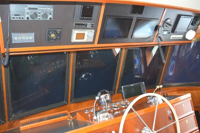 Slide: The Image of Pilothouse helm console with windshield mask on - 86