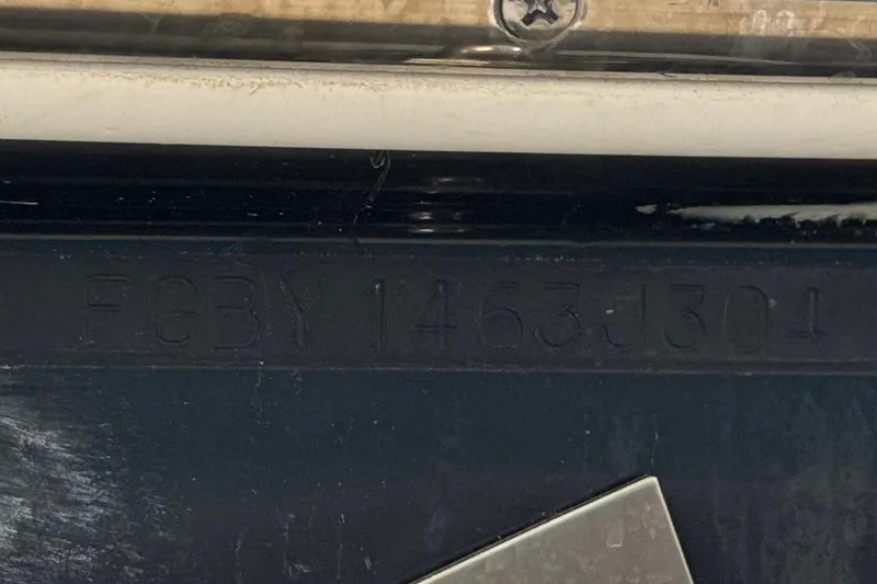 Slide: The Image of 2004 Chaparral Sunesta 212 boat hull identification number (HIN) close-up. - 34