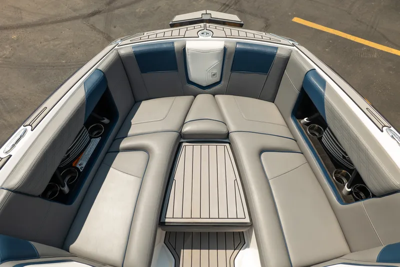 Slide: The Image of Luxurious seating area of 2019 Nautique Super Air Nautique G23 boat. - 39