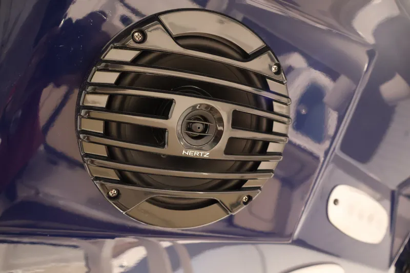 Slide: The Image of Close-up of a speaker on a 2026 Yamaha Boats 252 FSH Sport. - 45