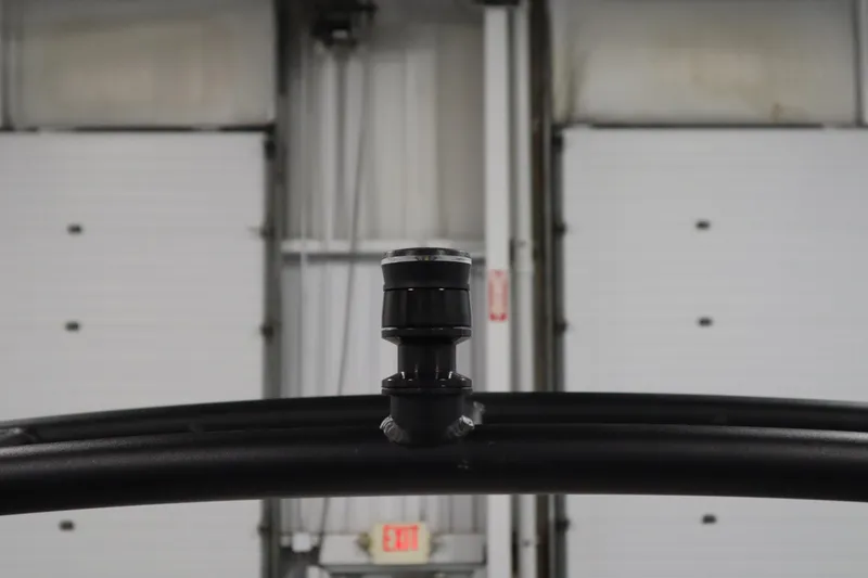 Slide: The Image of Close-up of 2026 Yamaha AR250 boat component in a garage setting. - 39