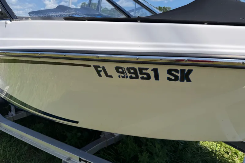 Slide: The Image of 2018 Glastron GTS 187 boat with registration number FL 9951 SK. - 4