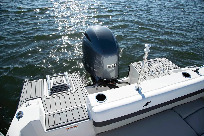 Slide: The Image of Manufacturer Provided Image: 2026 Starcraft SVX 190 DC OB boat with Yamaha 150 engine on water. - 7