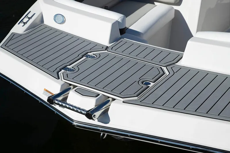 Slide: The Image of Manufacturer Provided Image: 2026 Starcraft SVX 190 DC OB boat with sleek gray deck design. - 6