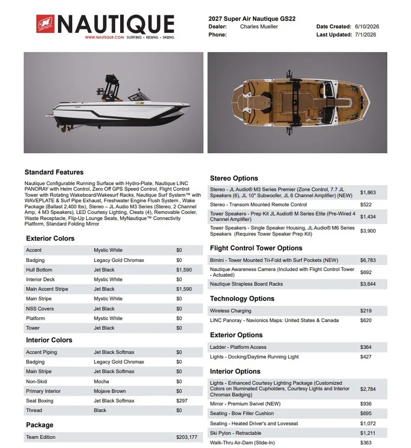 Slide: The Image of Nautique Super Air Nautique GS22 2027 - 2