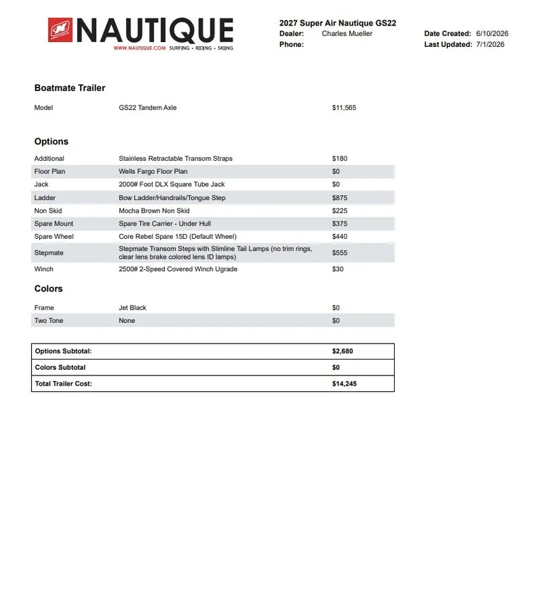 Slide: The Image of Nautique Super Air Nautique GS22 2027 - 4