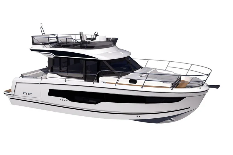 Slide: The Image of Manufacturer Provided Image: 2025 Jeanneau NC 1295 Coupe luxury yacht with sleek design and modern features. - 45