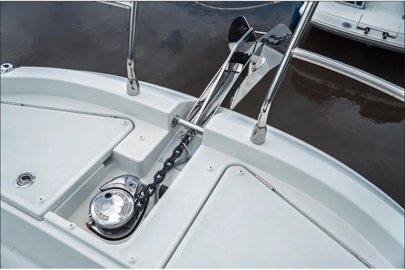 Slide: The Image of Anchor system on 2025 Jeanneau NC 1295 Coupe boat, featuring sleek design and sturdy construction. - 7