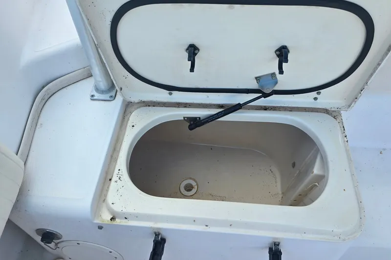 Slide: The Image of Open storage compartment on 2008 Grady White 282 Sailfish boat. - 21