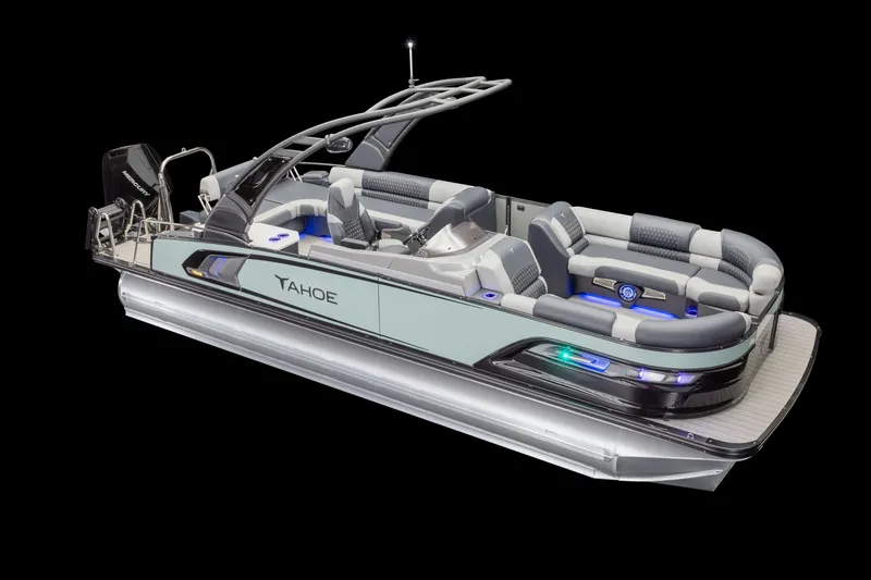 The Image of 2026 Tahoe Pontoon Grand Tahoe LTD Cruise Rear Bench with sleek design and modern features. - 0