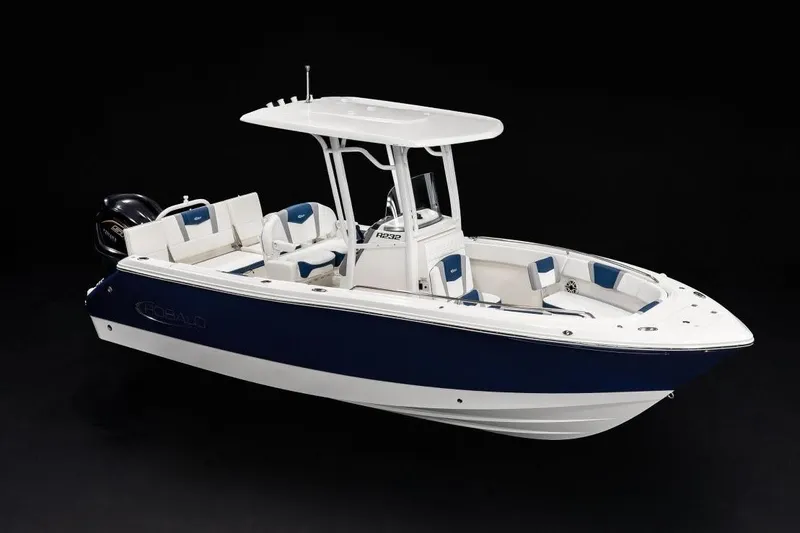Slide: The Image of Manufacturer Provided Image: 2026 Robalo R232 Explorer boat with sleek design and spacious seating. - 5