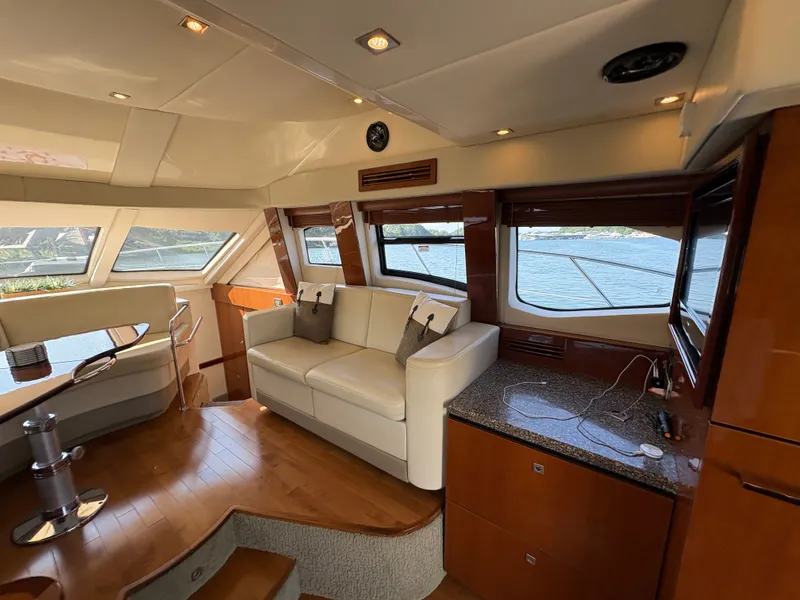 Slide: The Image of Interior of the 2008 Sea Ray 47 Sedan Bridge - 36