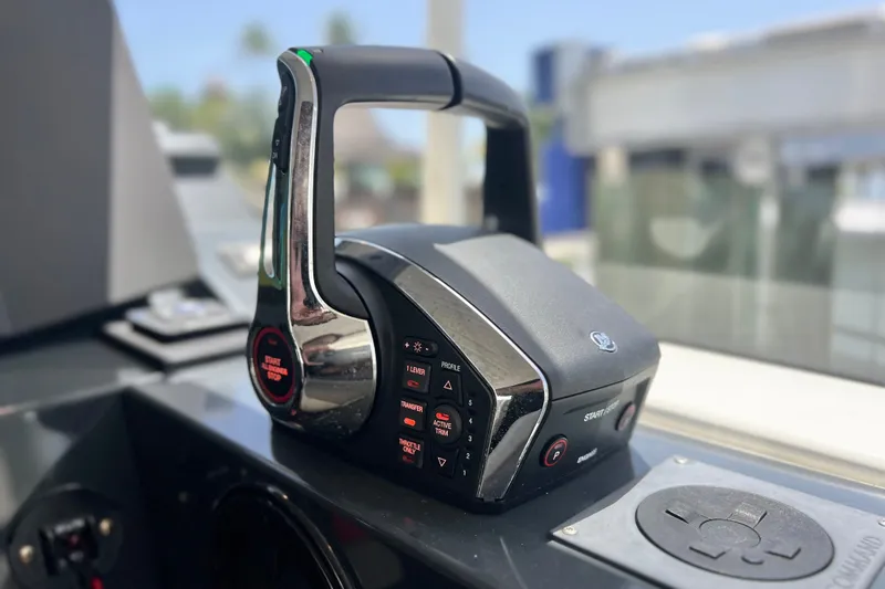 Slide: The Image of 2024 Skamander 100 Sorrento control panel with advanced navigation features. - 110