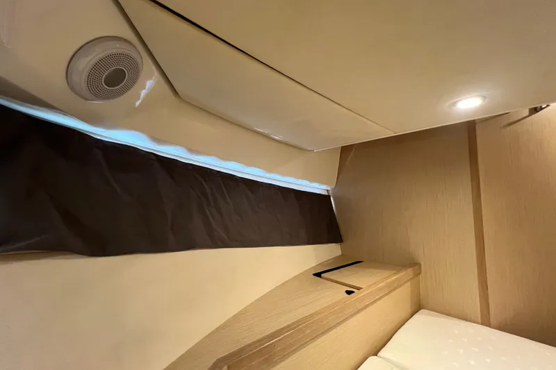 Slide: The Image of 2024 Skamander 100 Sorrento cabin interior with speaker and lighting. - 149