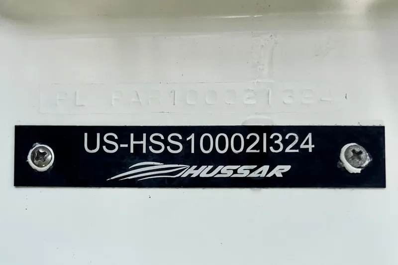 Slide: The Image of 2024 Skamander 100 Sorrento identification plate with serial number US-HSS100021324. - 58