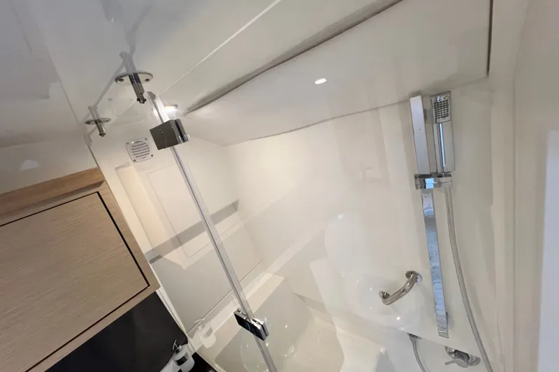 Slide: The Image of 2024 Skamander 100 Sorrento bathroom with modern shower fixtures and sleek design. - 137
