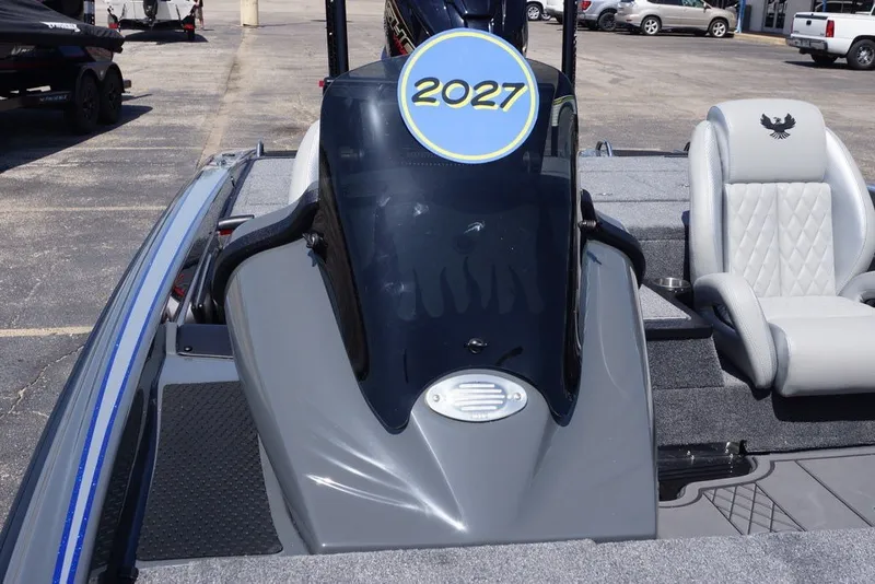 Slide: The Image of 2027 Phoenix 721 ZXL boat with sleek design and comfortable seating. - 15