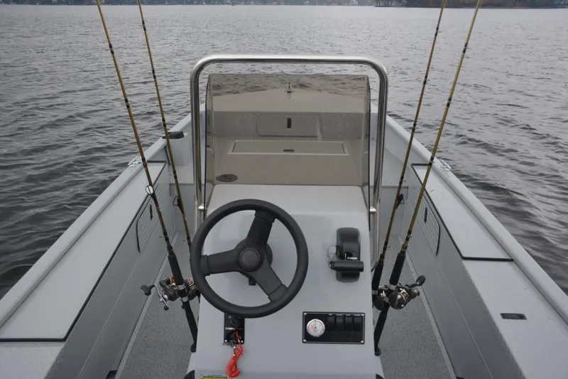 Slide: The Image of Manufacturer Provided Image: Interior view of 2025 Smoker Craft Pro Sportsman 1872 CC boat. - 5