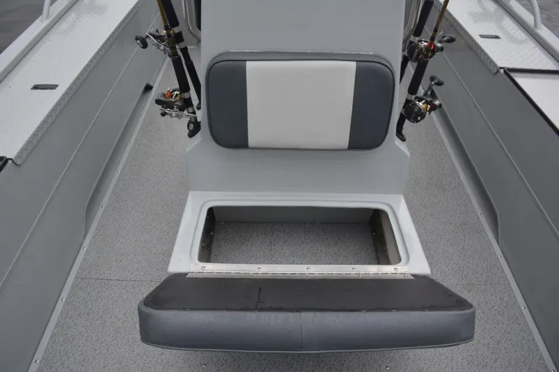 Slide: The Image of Manufacturer Provided Image: 2025 Smoker Craft Pro Sportsman 1872 CC boat interior seating. - 8