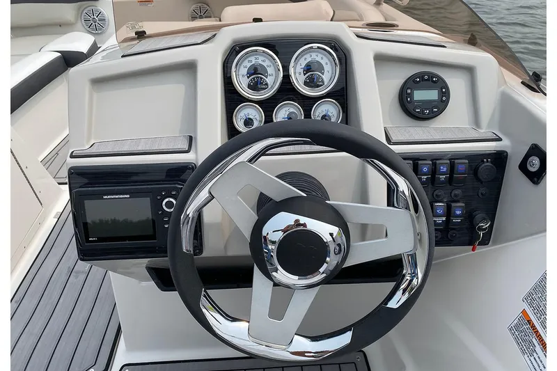 Slide: The Image of Manufacturer Provided Image: Dashboard of 2026 Starcraft SVX 230 DC OB with modern gauges. - 6