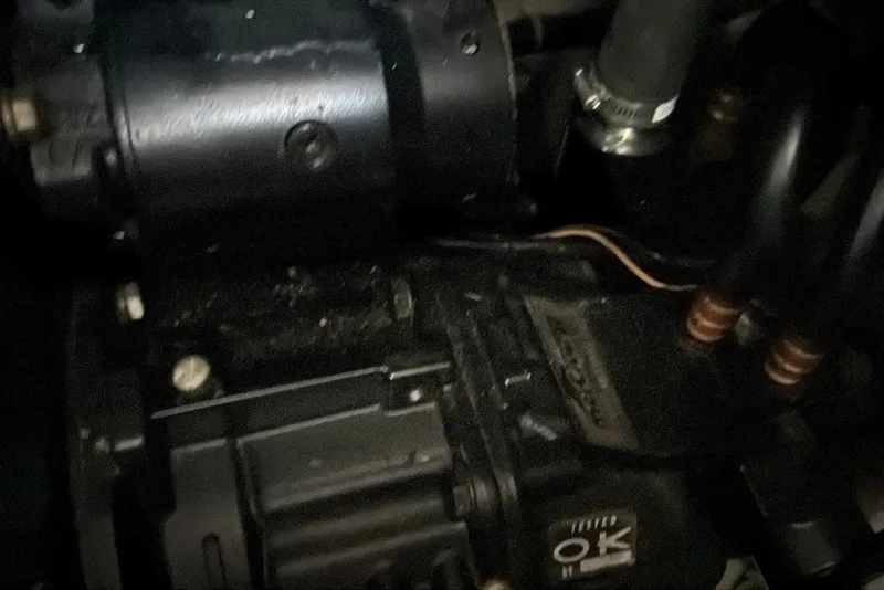 Slide: The Image of Engine components of a 1989 Carver 3607 Aft Cabin Motor Yacht. - 47