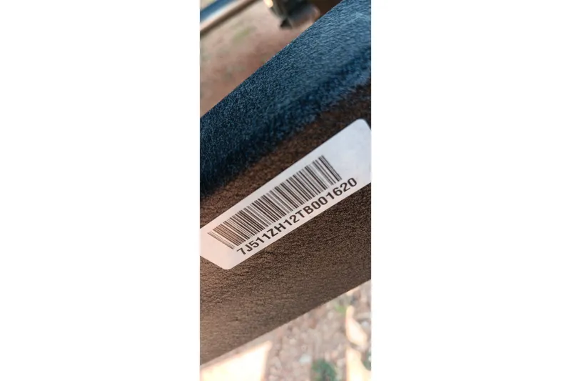 Slide: The Image of Barcode label on 2026 Tracker Bass Tracker Classic Limited boat component. - 19