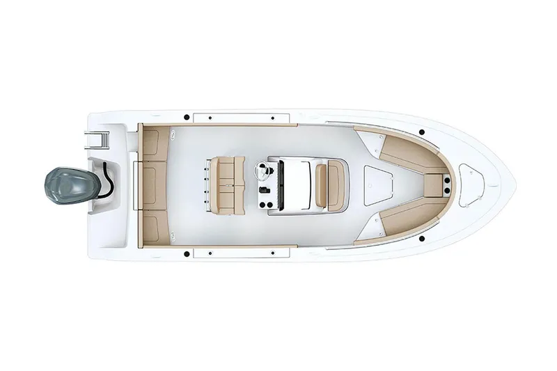 Slide: The Image of Manufacturer Provided Image: 2021 Sportsman Heritage 251 Center Console boat, top view. - 22