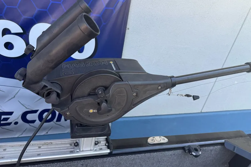 Slide: The Image of Fishing rod holder on 2021 Tracker Pro Guide V-175 Combo boat. - 19