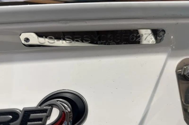 Slide: The Image of 2027 Supra SL 550 vehicle identification number (VIN) plate on white surface. - 62