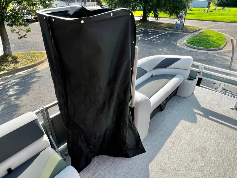 Slide: The Image of Avalon Venture 85 23' Rear Fish Triple-Toon 2027 - 26